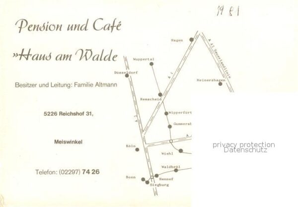 Reichshof Pension Haus am Walde Cafe – Bild 2
