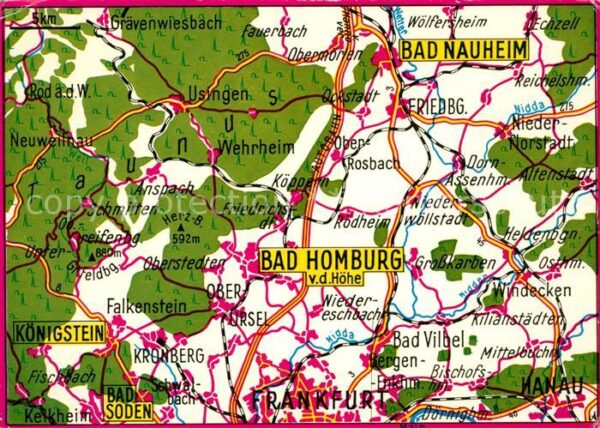 Bad Homburg Bad-Nauheim Hanau Königstein Bad-Soden