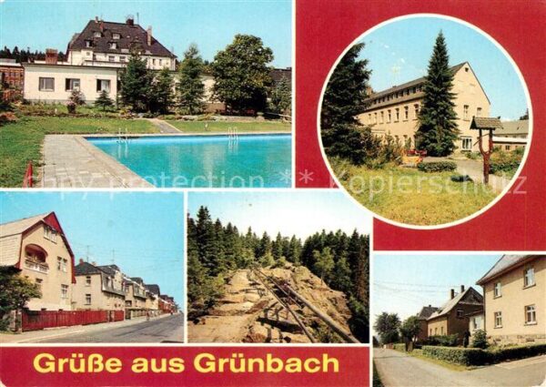 Gruenbach Auerbach Erzgebirge Ferienheime Geschwinster Scholl Louis M
