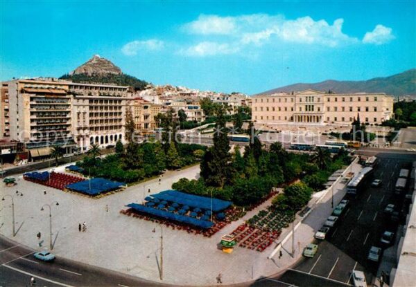 Athenes Athen Piazza Syntagme mit Parlament