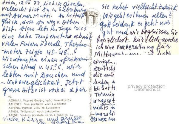 Athenes Athen Lykabette – Bild 2