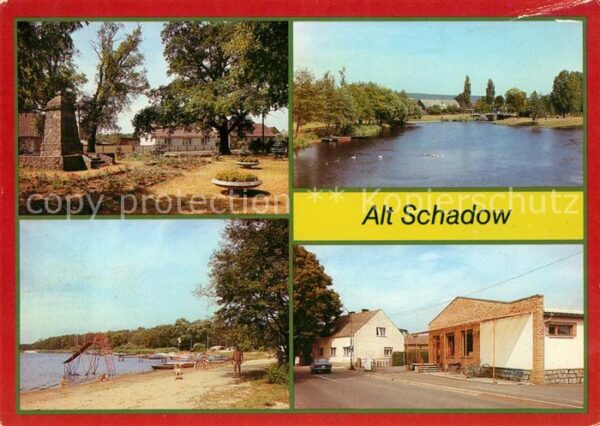 Schadow Spree Dorfplatz Camping Strand Kaufhall