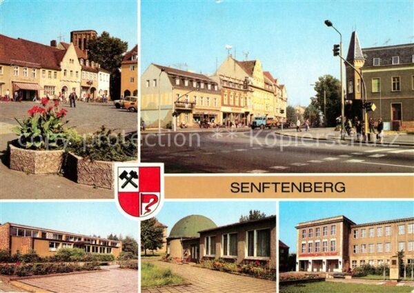 Senftenberg Niederlausitz Platz der Freundschaft Schwimmhalle Pla