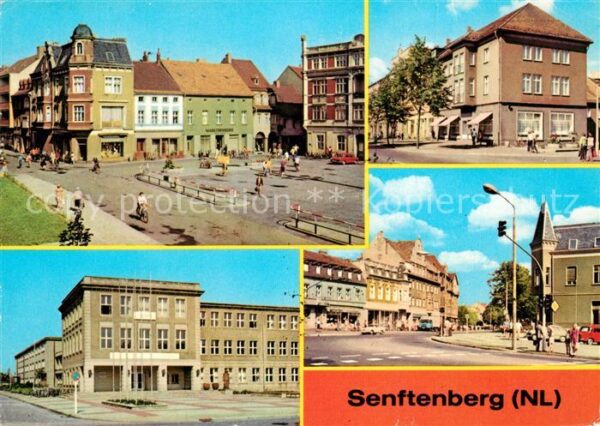 Senftenberg Niederlausitz Platz der Freundschaft Bahnhofstrasse I