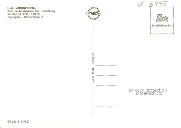 Leutershausen Hirschberg Bergstrasse Hotel Sonnenhof – Bild 2