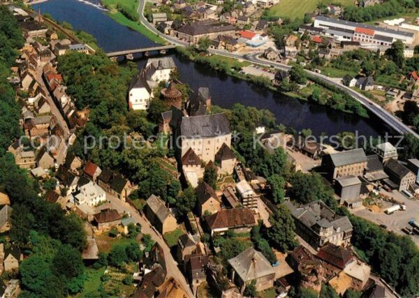 Leisnig Fliegeraufnahme Burg Mildenstein