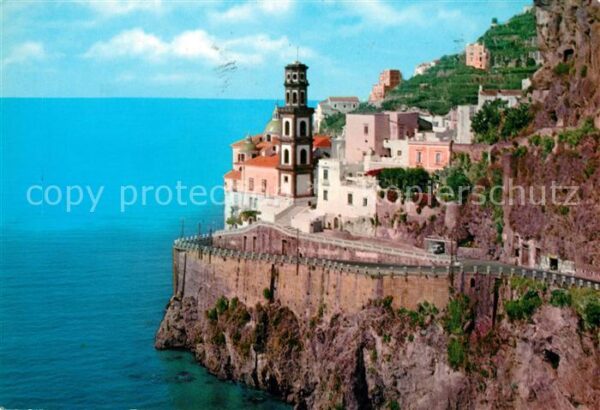 Amalfi Fliegeraufnahme Atrani
