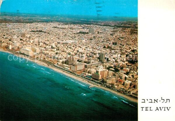 Tel Aviv Fliegeraufnahme mit Strand