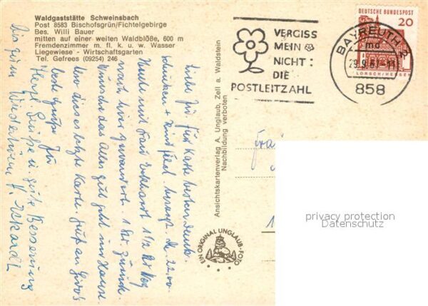 Bischofsgruen Waldgaststätte Schweinsbach – Bild 2