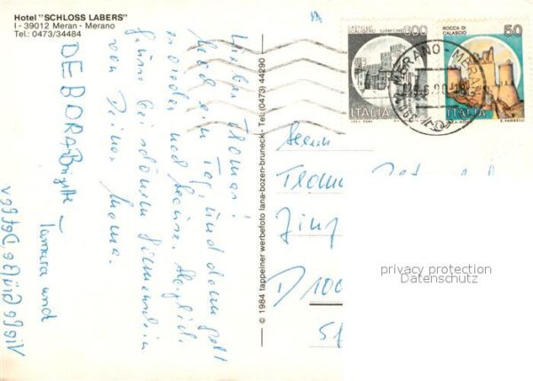 Meran Merano Hotel Schloss Labers Schwimmbad – Bild 2