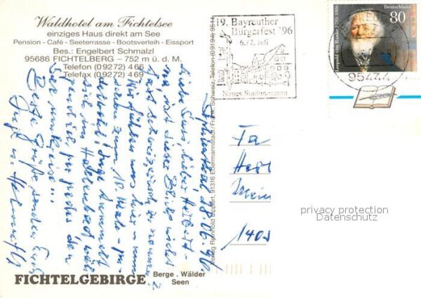 Fichtelberg Bayreuth Waldhotel Fichtelsee – Bild 2