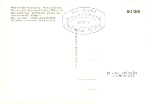 Sachsa Harz Bad Hotel Berghof Ravensberg – Bild 2