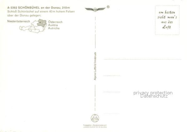 Schoenbuehel-Aggsbach Schloss Fliegeraufnahme – Bild 2