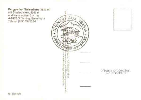 Groebming Steiermark Berggasthof Steinerhaus Stoderzinken – Bild 2