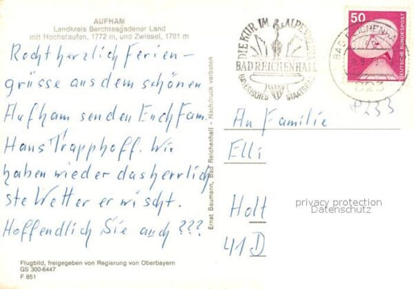 Aufham Anger Fliegeraufnahme Hochstaufen Zwiesel – Bild 2