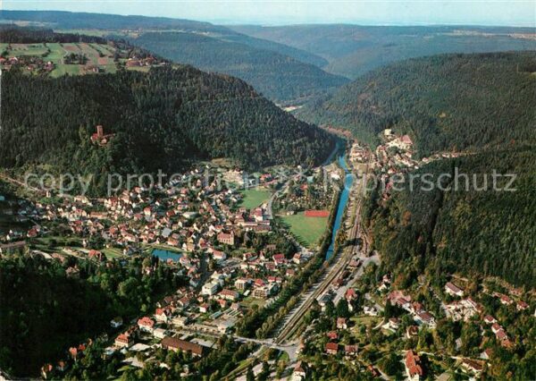 Bad Liebenzell Fliegeraufnahme