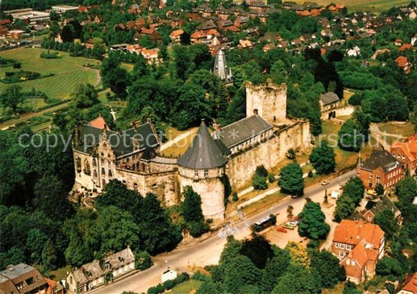 Bad Bentheim Fliegeraufnahme Schloss Bentheim