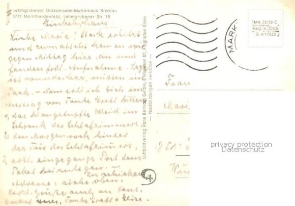 Marktheidenfeld Fliegeraufnahme Lehmgrubener Diakonisse – Bild 2