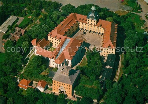 Zeitz Fliegeraufnahme Schloss Moritzburg