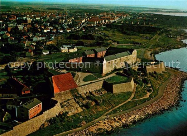 Varberg Fliegeraufnahme Festung