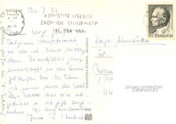 Beograd Belgrad Fliegeraufnahme Stadtansicht – Bild 2