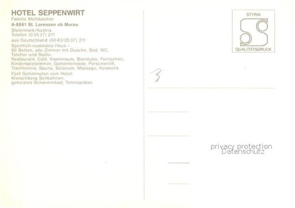 Murau Steiermark Hotel Seppenwirt Nachtaufnahme – Bild 2