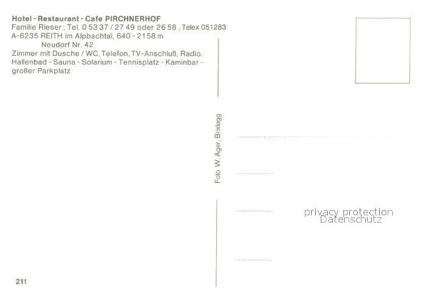Reith Alpbachtal Hotel Restaurant Cafe Pirchnerhof – Bild 2