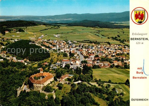 Bernstein Burgenland Panorama Burg Bernstein