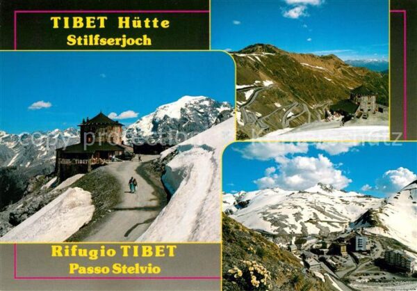 Stilfs Stelvio Alpengasthof Tibethütte Stilfserjoch
