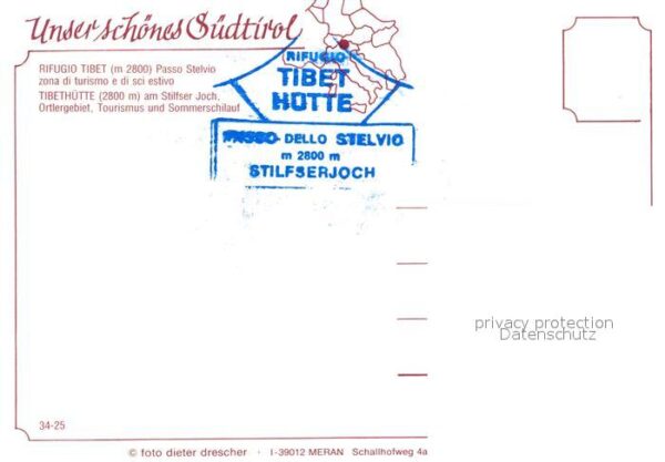 Stilfs Stelvio Tibethütte Stilfserjoch Rifugio Tibet P – Bild 2