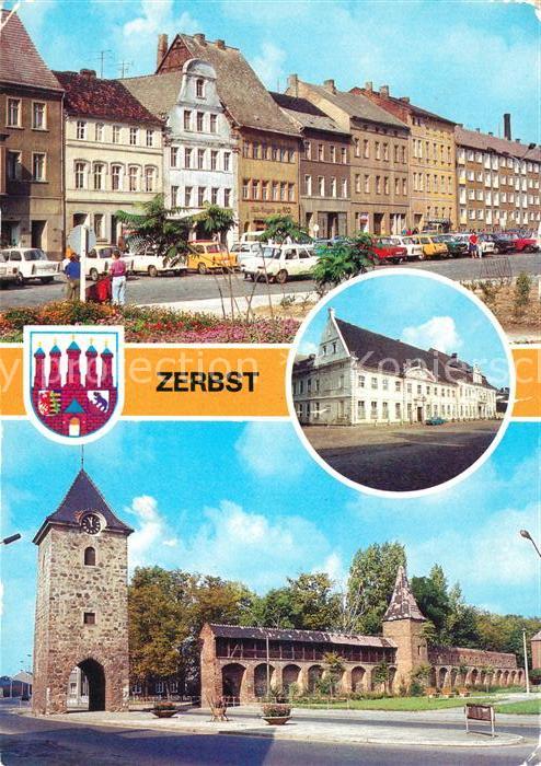 Zerbst Markt Max-Sens-Oberschule Magdeburger T