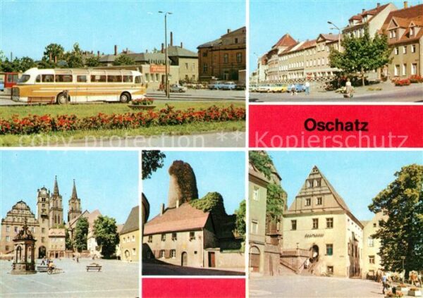 Oschatz Busbahnhof Ernst-Thälmann-Platz Markt F