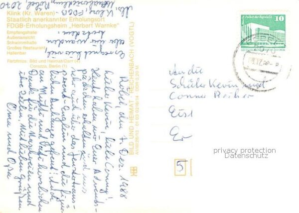 Klink Waren Erholungsheim Herbert Warnke – Bild 2