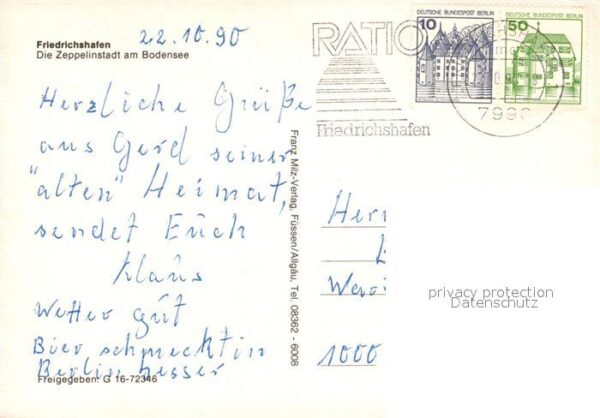 Friedrichshafen Bodensee Fliegeraufnahme – Bild 2
