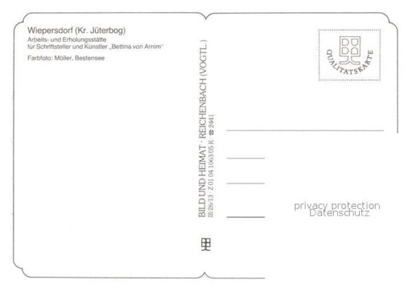 Wiepersdorf Jueterbog Arbeits- und Erholungsstätte Bettina vo – Bild 2