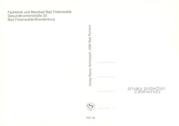 Bad Freienwalde Fachklinik – Bild 2