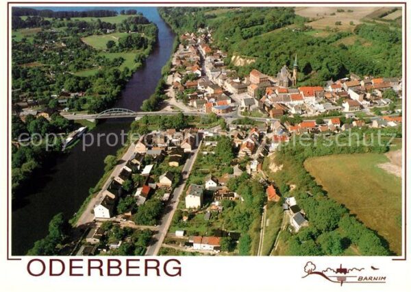 Oderberg Mark Fliegeraufnahme Alter Oder Oderberger S