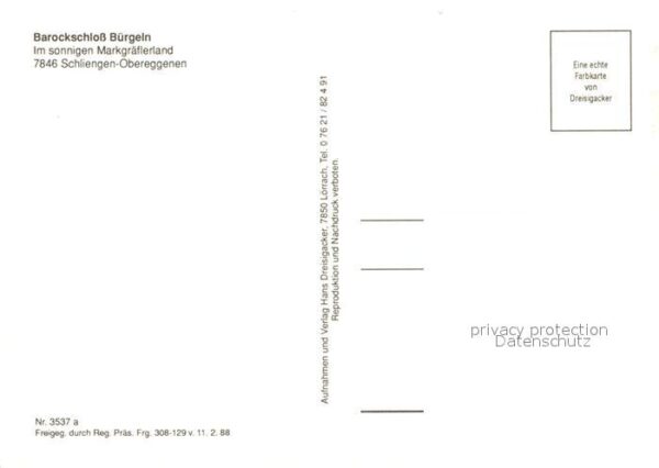 Obereggenen Barockschloss Bürgeln Fliegeraufnahme – Bild 2