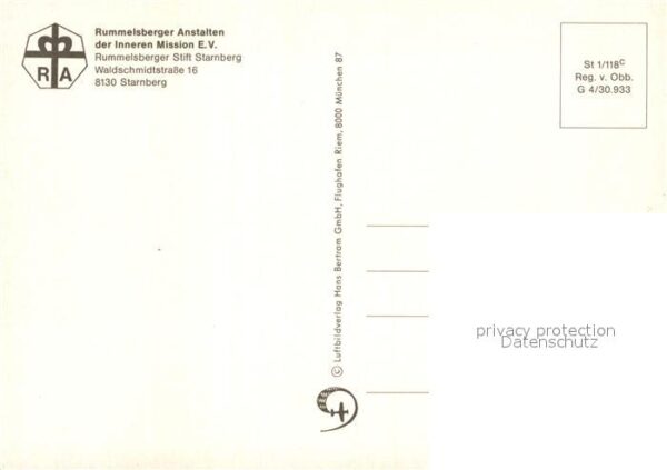Starnberg Rummelsberger Anstalten Fliegeraufnahme – Bild 2