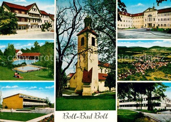 Bad Boll Hotel Löwen Freibad Neue Schule Kurhaus