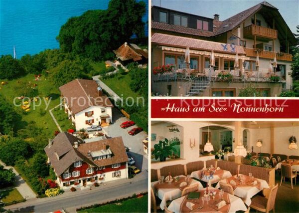 Nonnenhorn Hotel-Pension Haus am See Fliegeraufnah