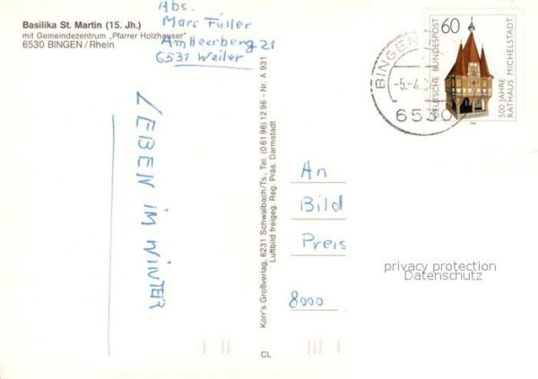 Bingen Rhein Basilika St. Martin Gemeindezentrum Pfa – Bild 2