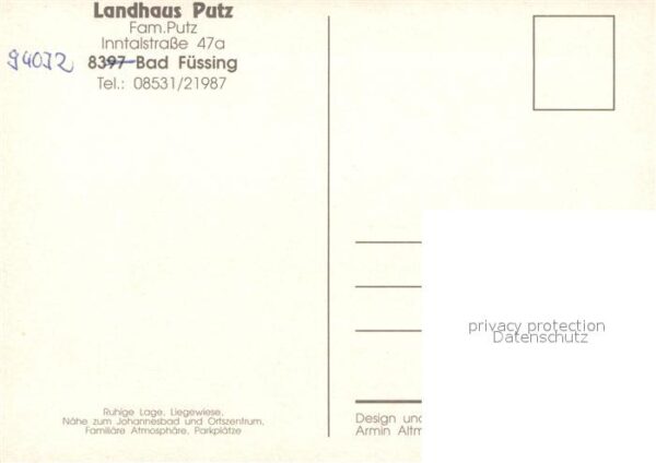 Bad Fuessing Landhaus Putz – Bild 2