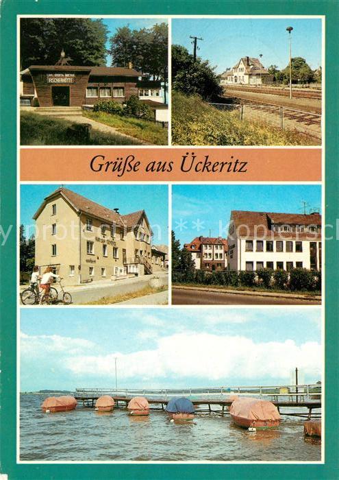 Ueckeritz Usedom Fischerhütte Bahnhof Rat der Gemeinde E
