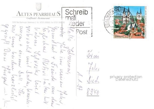 Bad Ueberkingen Golfhotel-Restaurant Altes Pfarrhaus – Bild 2