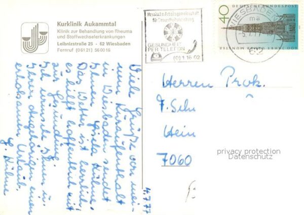 Wiesbaden Kurklinik Aukammtal – Bild 2