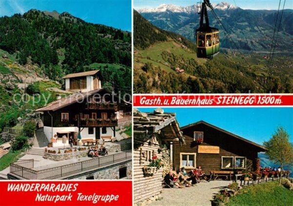 Dorf Tirol Gasthaus Steinegg Souvenir Geschäft Sei