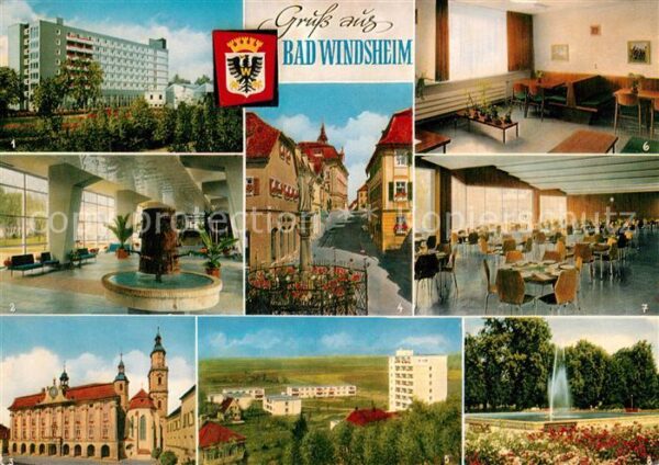 Bad Windsheim Sanatorium Frankenland Rathaus Kiliansk