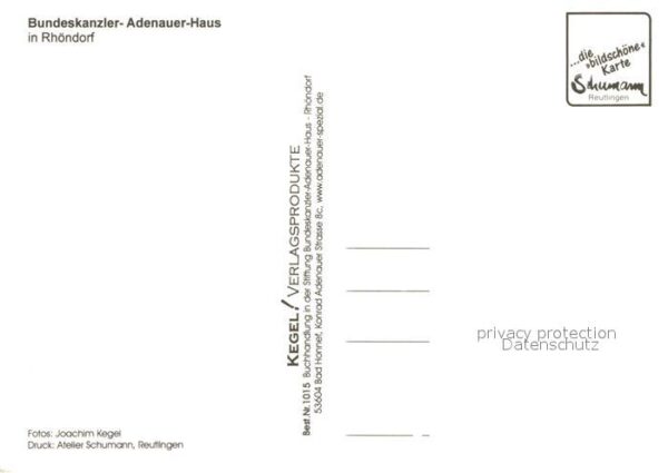 Rhoendorf Adenauer-Haus – Bild 2