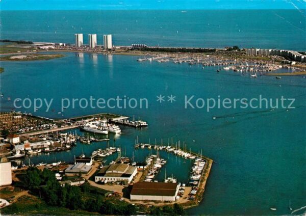 Insel Fehmarn Fliegeraufnahme Hafen Burgstaaken Burgt